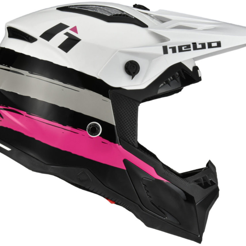 Capacete HMX-F01 JAIL Branco Hebo