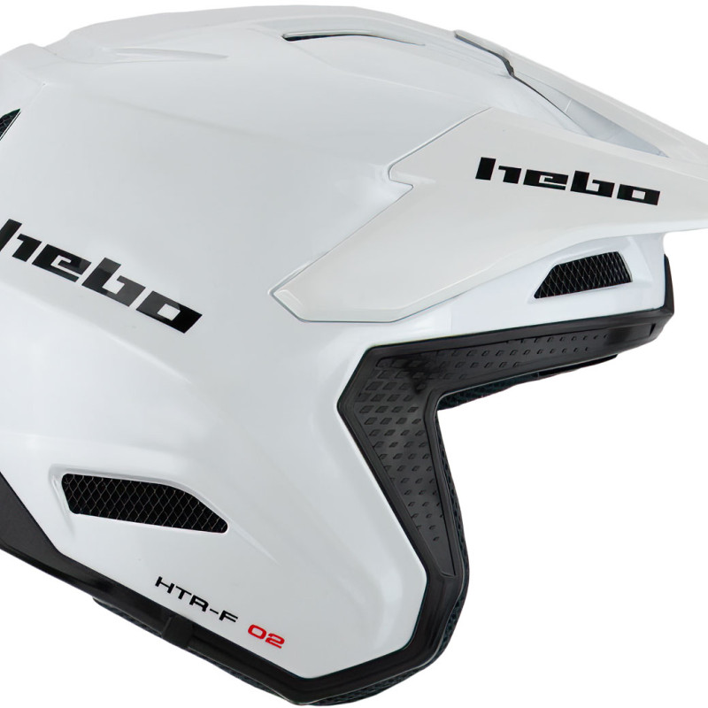 Capacete HTR-F02 ZONE PRO MONOCOLOR Branco Hebo