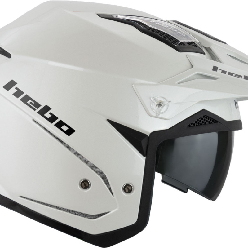 Capacete HTR-P01 V6 ZONE 5 MONOCOLOR Branco Hebo