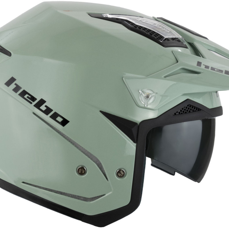 Capacete HTR-P01 V6 ZONE 5 MONOCOLOR Verde Hebo