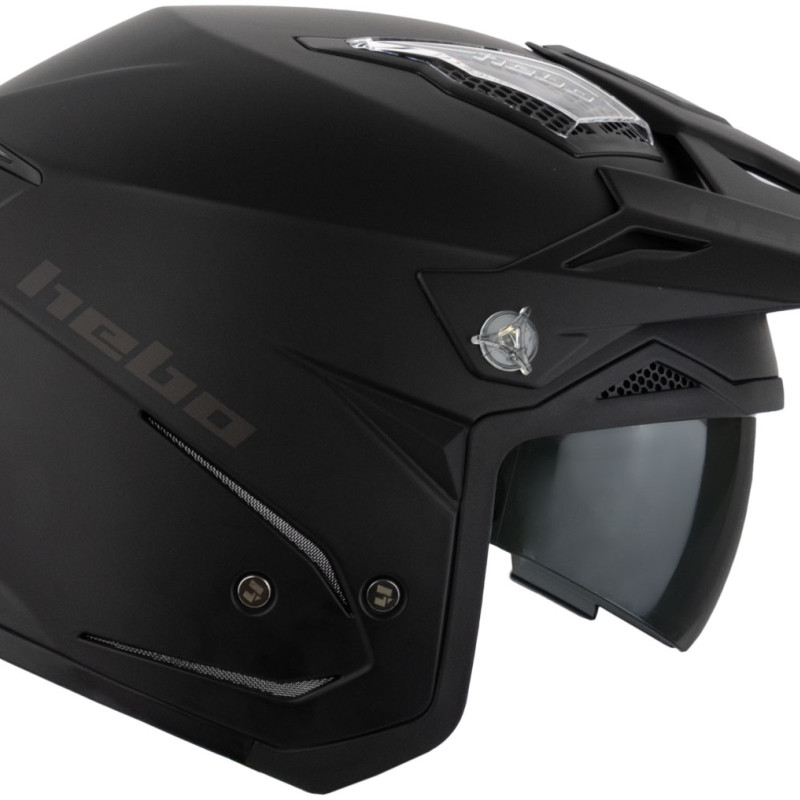 Capacete HTR-P01 V6 ZONE 5 MONOCOLOR Preto Mate Hebo