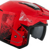 Capacete HTR-P01 V6 ZONE 5 H TYPE Vermelho Hebo