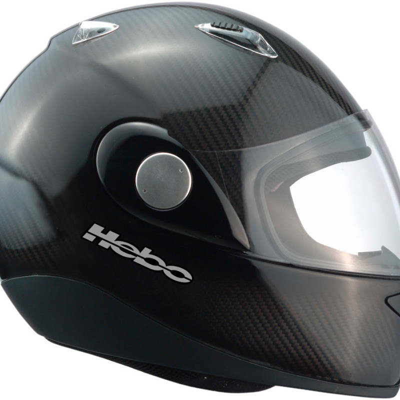 Capacete Integral MAXI GP CARBON PRETO Hebo