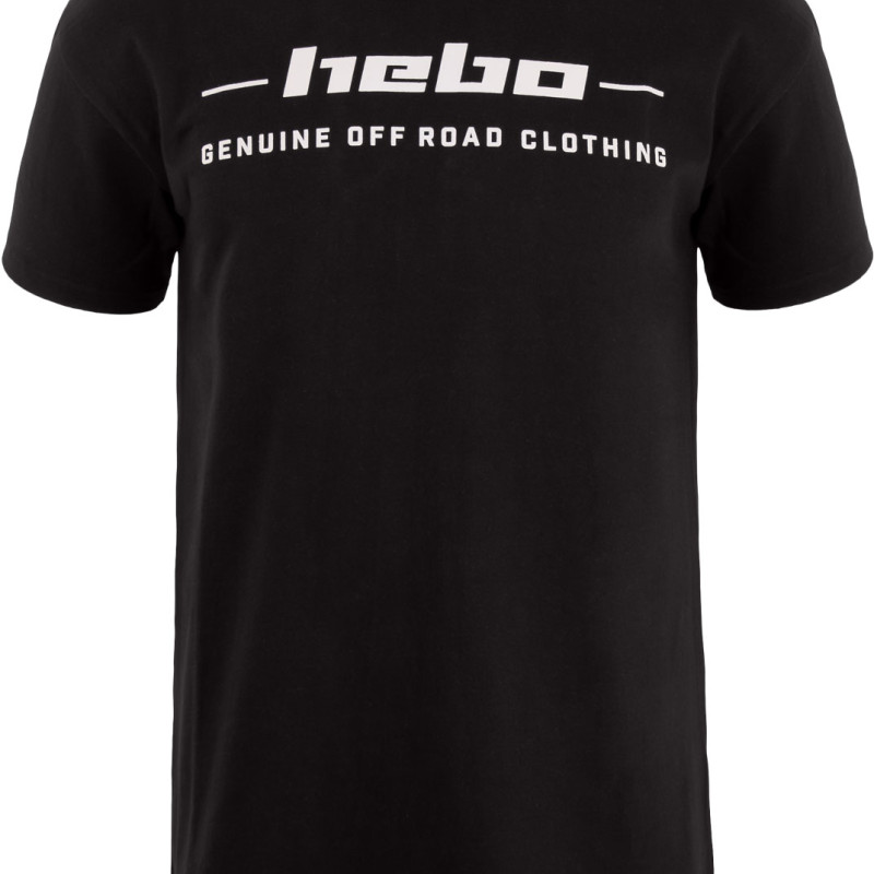 T-Shirt Casual Wear Preta Hebo