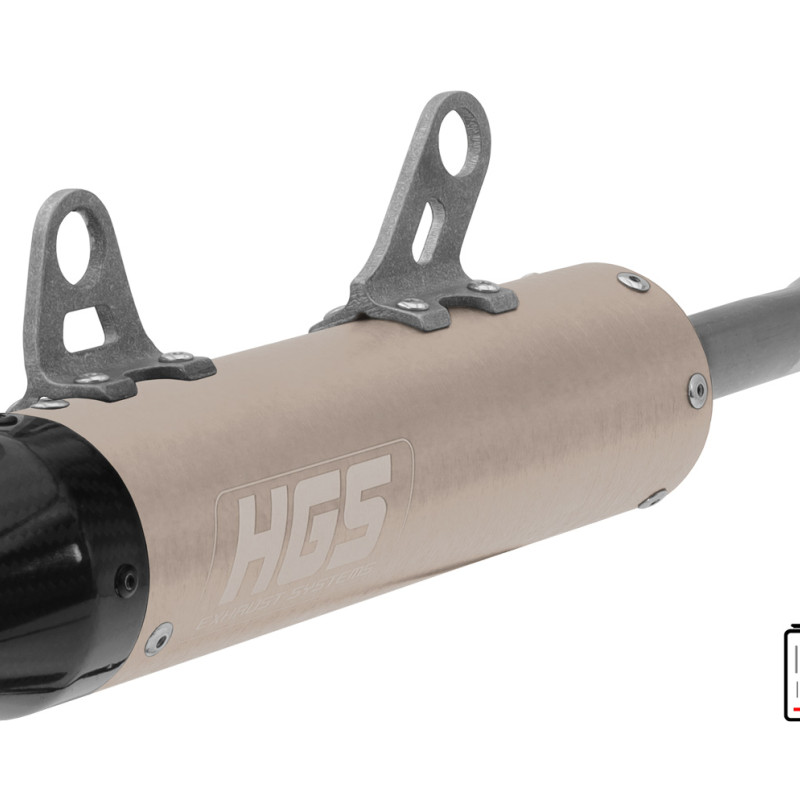 Ponteira de Escape 2T Aluminio HGS Exhaust Fantic