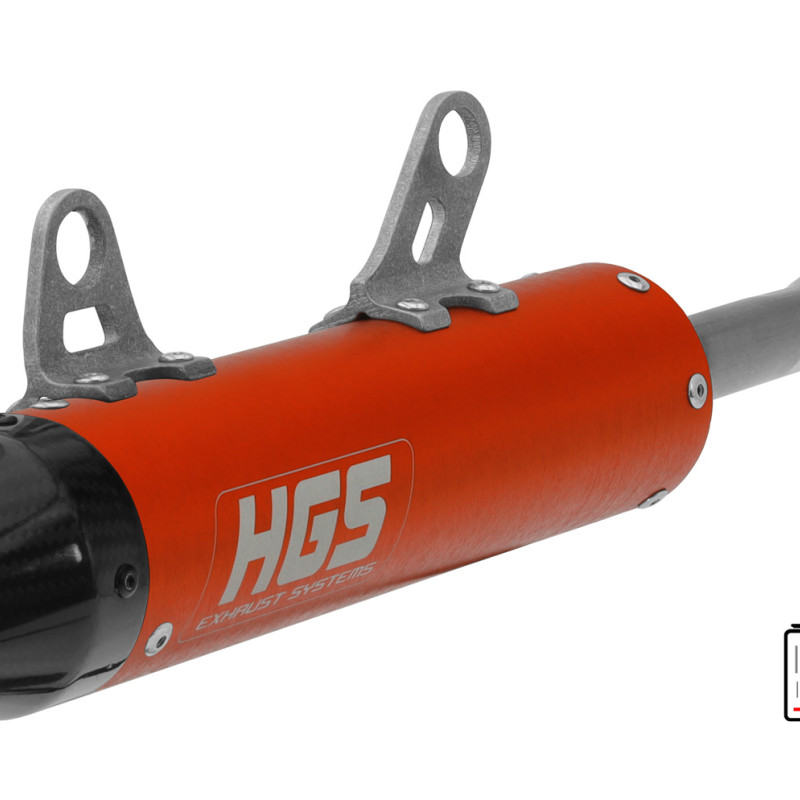 Ponteira de Escape 2T Aluminio HGS Exhaust KTM