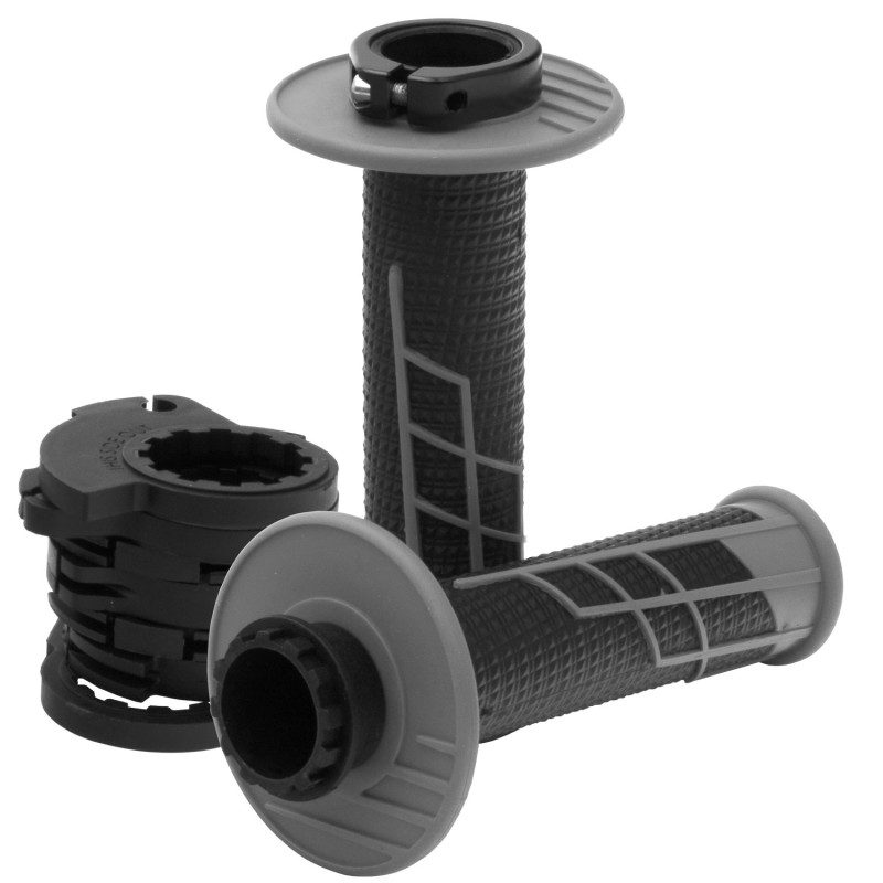 Punhos Protaper Clamp-on 1/2 Waffle Cinza/preto