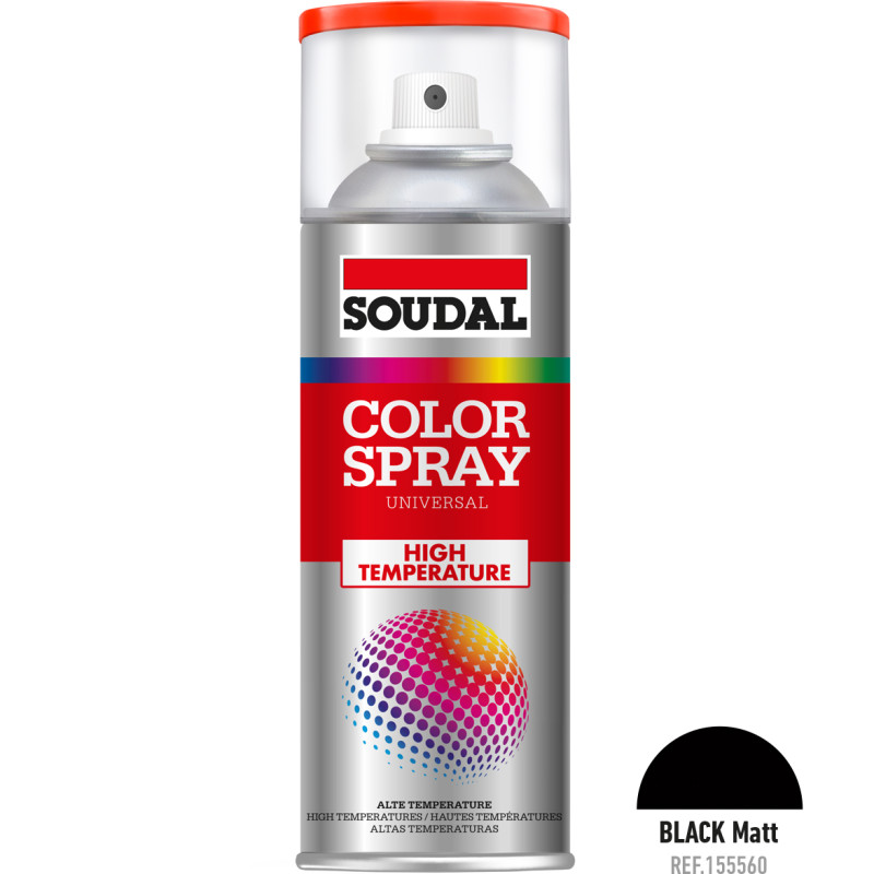 Spray Tinta ALTA-TEMPERATURA Soudal