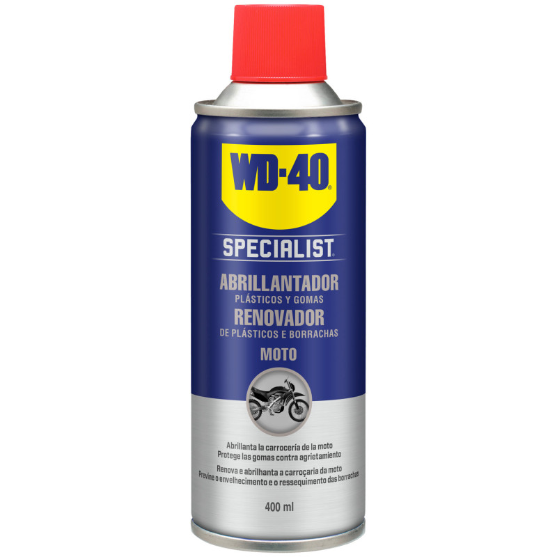 Wd-40 Spray Renovador de Plásticos e Borrachas 400ml