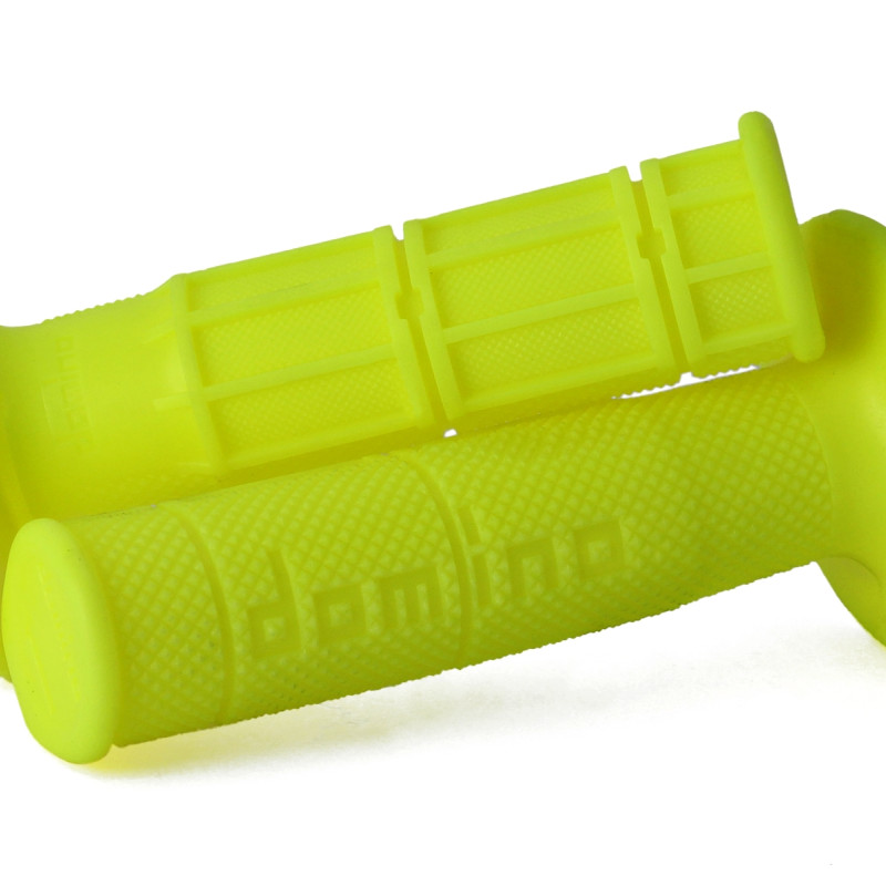 Punhos Domino 1150 Mx / Enduro Cross Amarelo Fluo