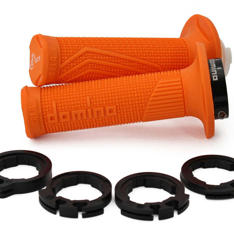 Punhos Domino Mx D100 Lock-On Laranja