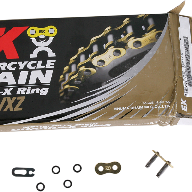 Corrente Ek 520 MVXZ2 O-rings Dourada