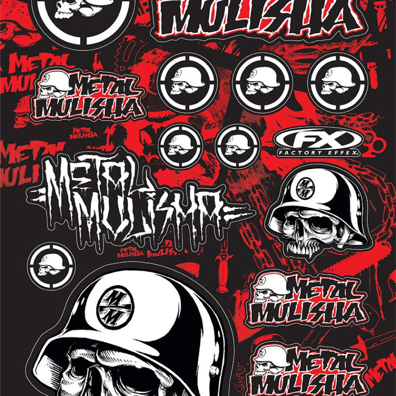 Folha Autocolante FACTORY EFFEX Metal Mulisha