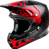 Capacete Fly Racing Formula CC Tektonic Black / Red / Orange