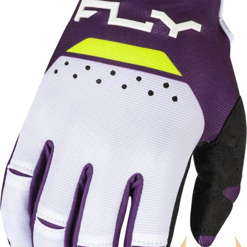 Luvas Fly Racing Kinetic Reload Deep Purple / White / Hi-Vis