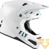 Capacete Fly Racing Formula Smart Carbon Solid White