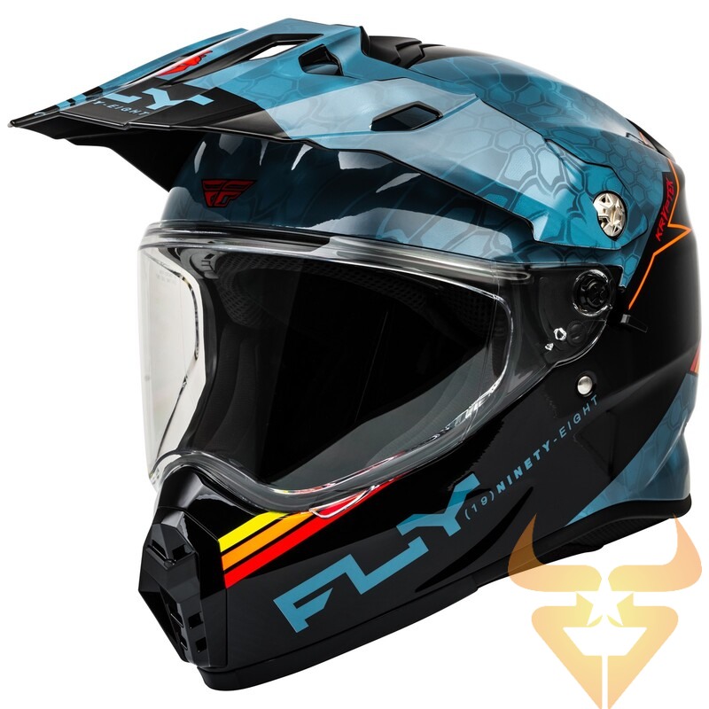 Capacete Fly Racing Trekker Krypyek Conceal Slate / Black / Red