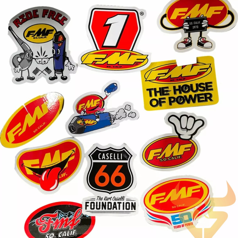 Autocolante Pack Fmf Go Fast Have Fun