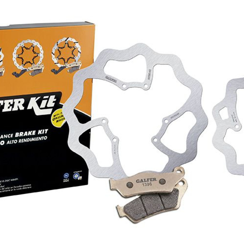 Kit Discos com Pastilhas de Travão Galfer Wave Fixed Kawasaki