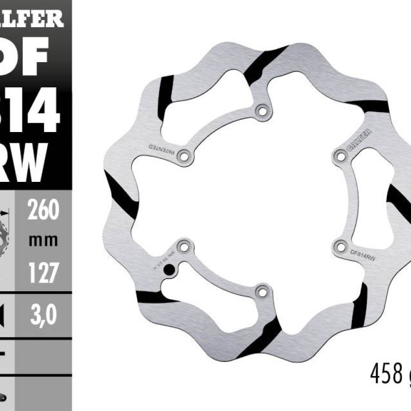 Discos Travão Frente Fixed Wave Groved Galfer Beta