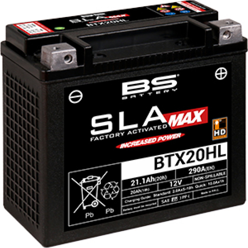 Bateria Bs Battery Btx20hl Sla Max