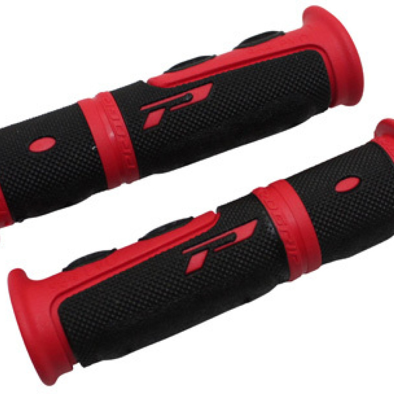 Punhos Pro Grip Atv 964 Double Density Vermelho / Preto