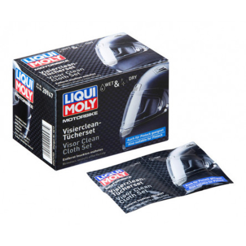 Caixa Toalhitas Limpeza Lentes E Viseiras Liqui Moly