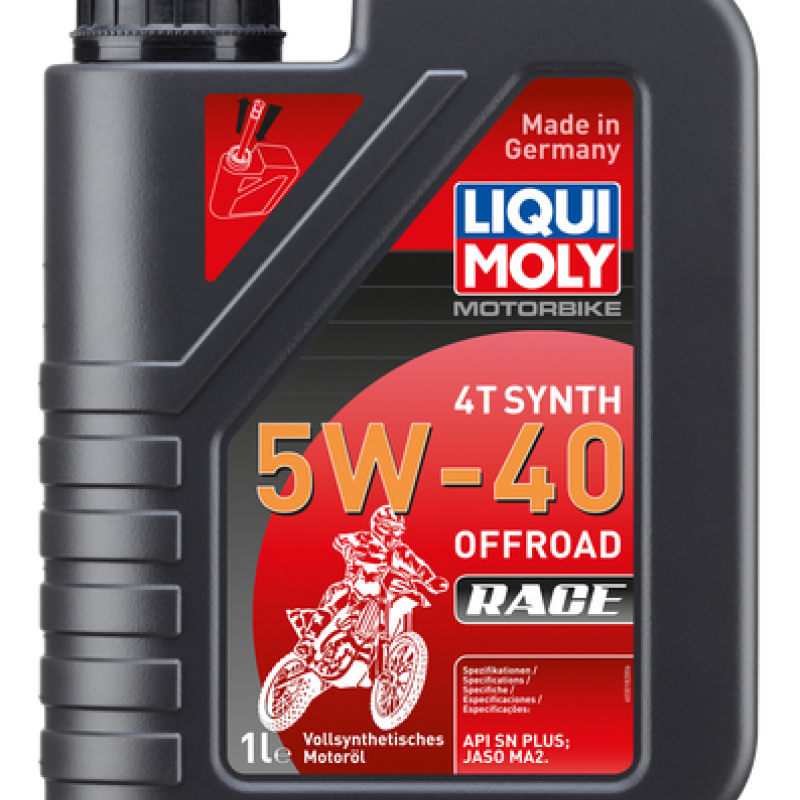 Óleo Motor 4T 100% Sintético Liqui Moly Synth Off-Road Race 5W40 