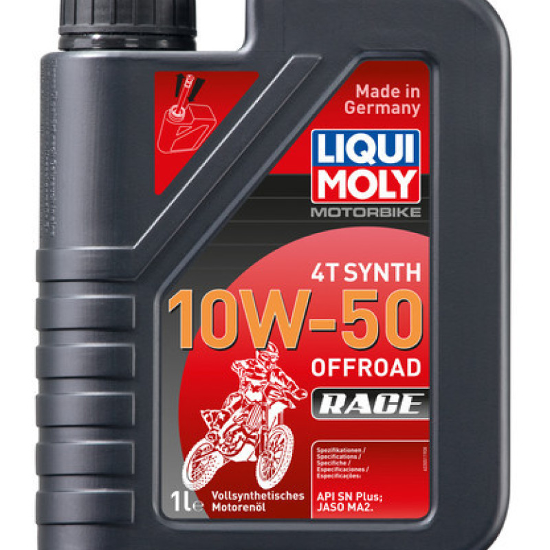 Óleo Motor 4T 100% Sintético Liqui Moly Synth Off-Road Race 10W50