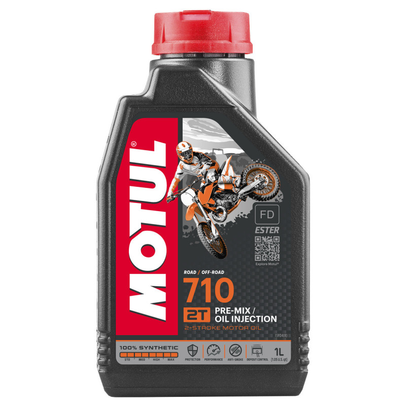 Óleo Mistura Motul 710 2T 100% Sintético