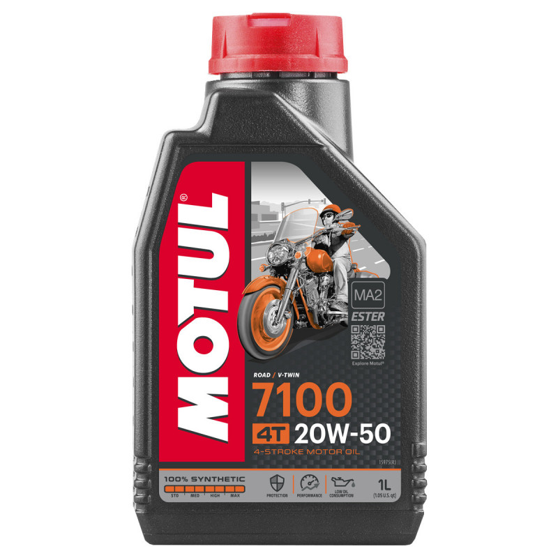 Óleo Motor 4T 100% Sintético Motul 7100 20w50