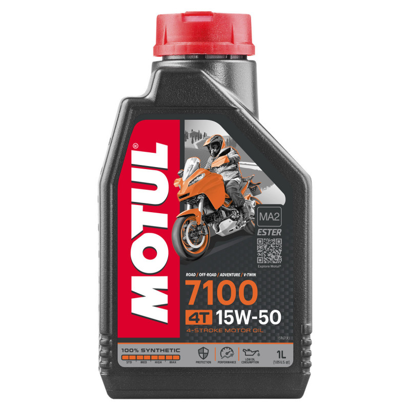 Óleo Motor 4T 100% Sintético Motul 7100 15w50