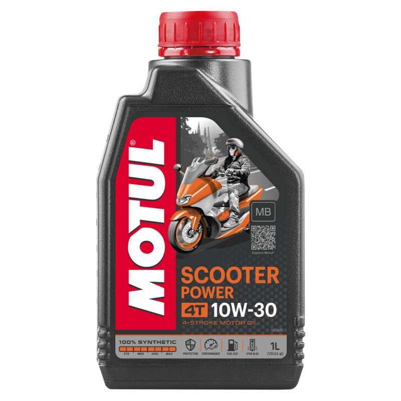 Óleo Motor 4T 100% Sintético Motul Scooter Power 10w30