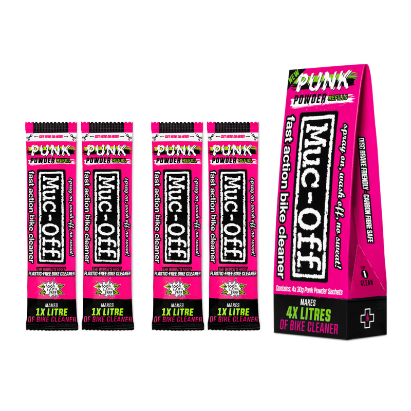 Pack 4 x Muc-Off Punk Powder Bike Cleaner