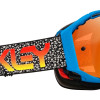 Óculos Oakley Airbrake Crackle Fire MX Blue Iridium