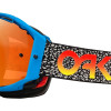 Óculos Oakley Airbrake Crackle Fire MX Blue Iridium