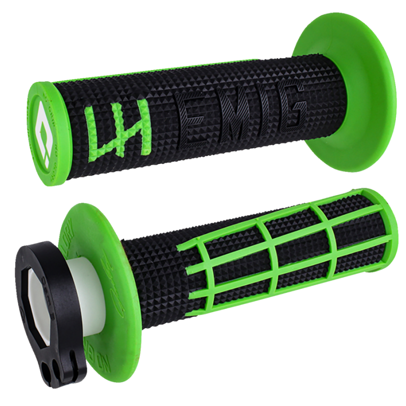 Punhos Odi Lock On Emig2.0 Black / Green