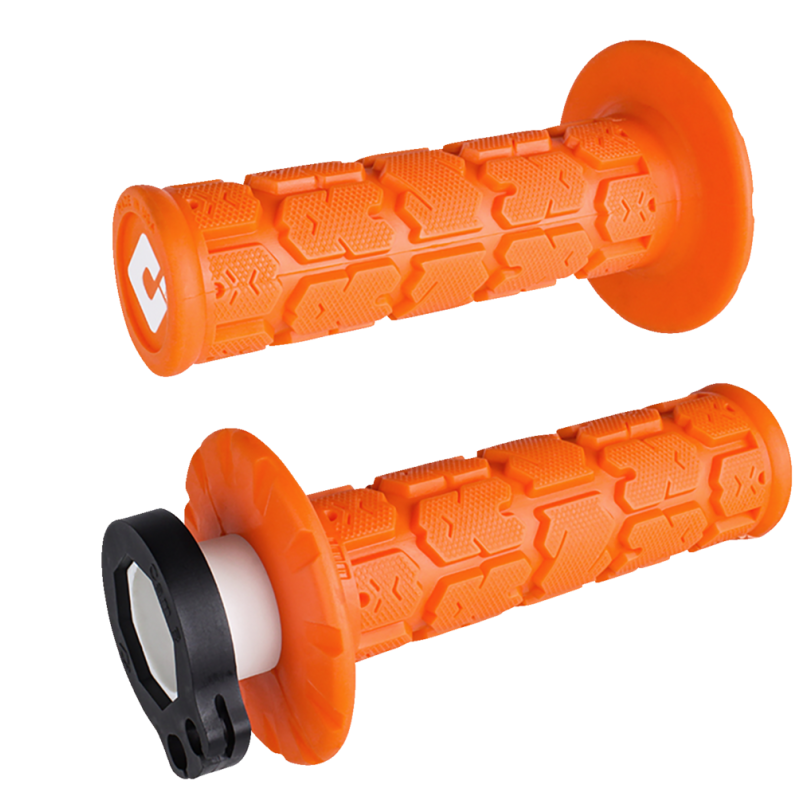 Punhos Odi Lock On Rogue Mx Orange