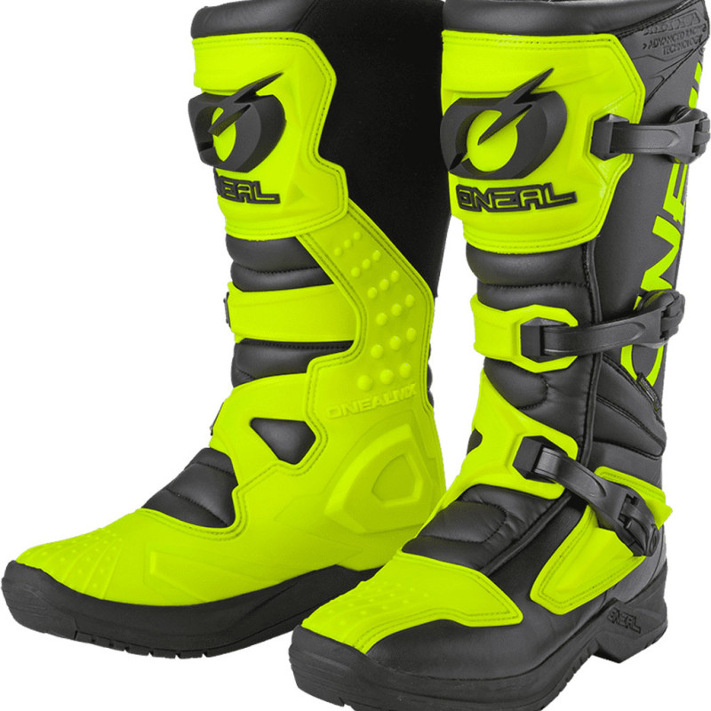 Botas Oneal Rsx Black / Neon Yellow