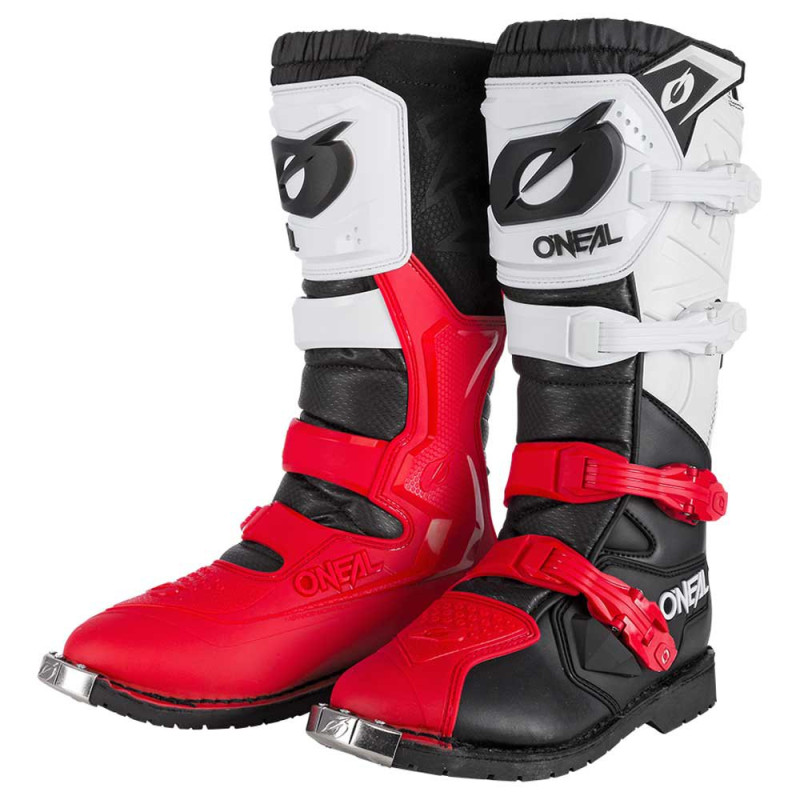 Botas Oneal Rider Pro Black / White / Red