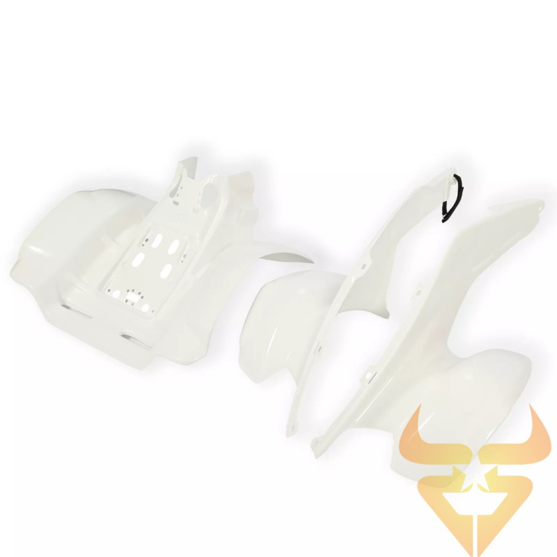 Guarda Lamas / Plástico Frontal e Traseiro Branco Honda Trx 250r