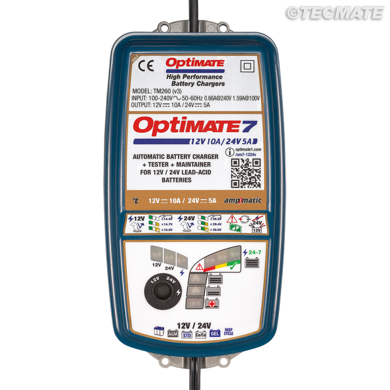 Carregador Baterias Optimate 7 12V/24V