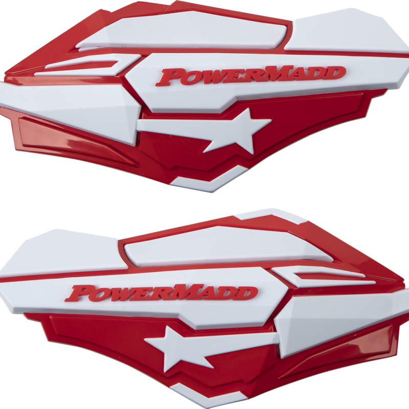 Proteçoes Maos Powermadd Sentinel White / Red