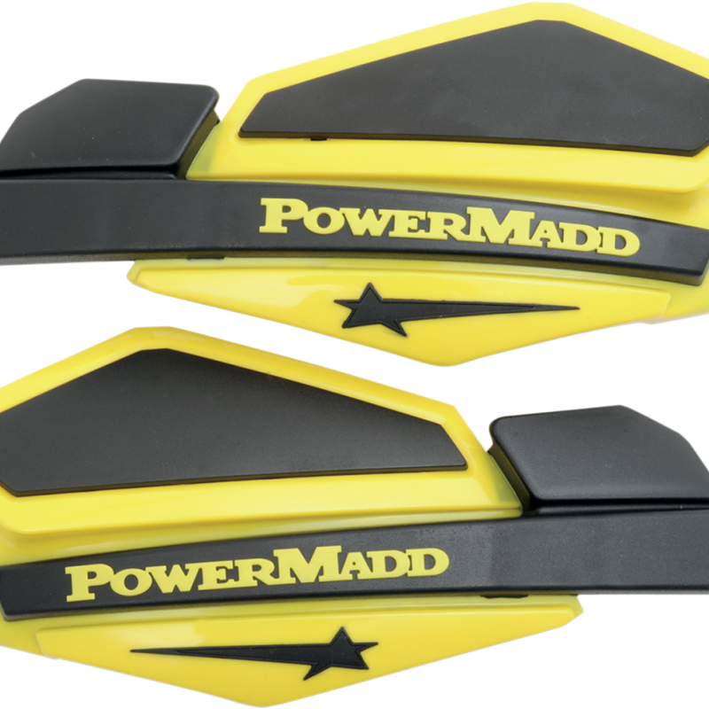 Proteçoes Maos Powermadd Star Series Yellow / Black