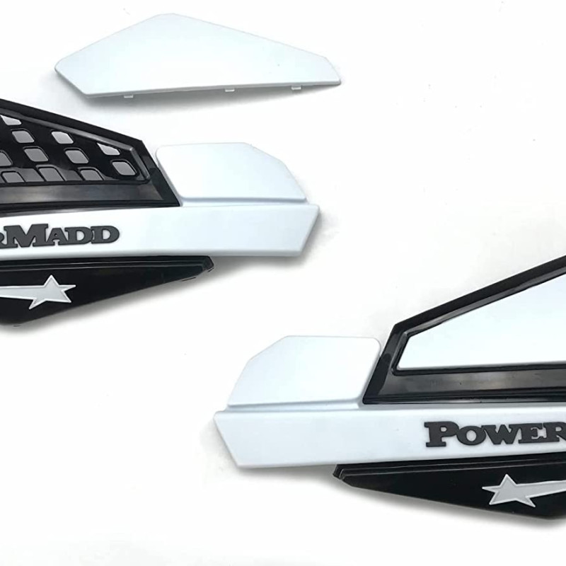 Proteçoes Maos Powermadd Star Series White / Black