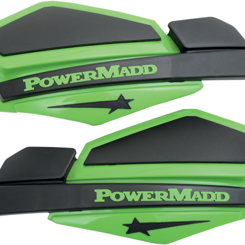 Proteçoes Maos Powermadd Star Series Green / Black