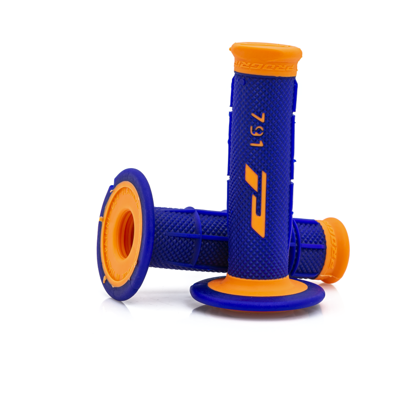 Punhos Pro Grip 791 Mx Laranja Fluo / Azul