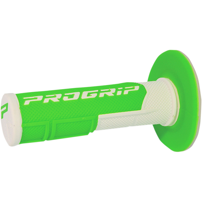 Punhos Pro Grip 801 Mx Double Density Branco / Verde Fluo