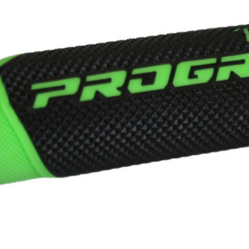 Punhos Pro Grip 732 Mx Double Density Preto / Verde Fluo