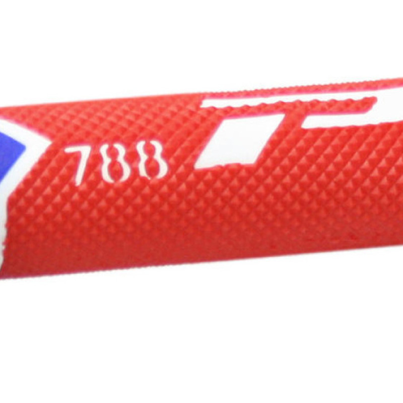 Punhos Pro Grip 788 Triple Density Branco / Azul / Vermelho